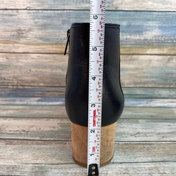 Madewell Lucien Black Leather Ankle Boots - Picture 10 of 13